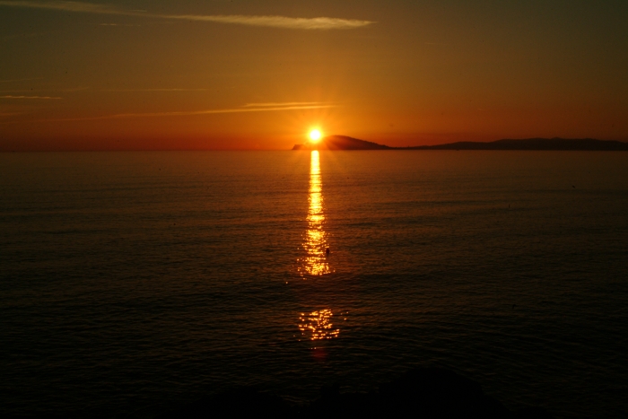 Tramonti sulla costa di Enea